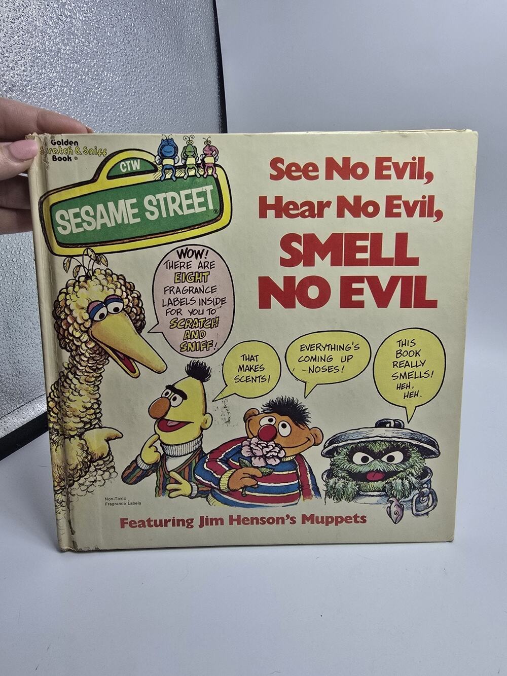 See No Evil,Hear No Evil,Smell No Evil (1976) Sesame Street Scratch&Sniff